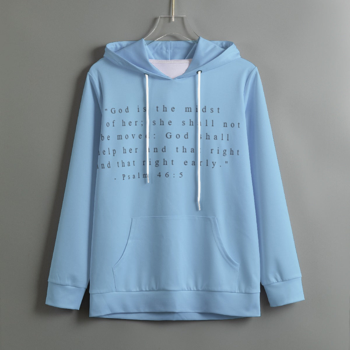 All-Over Print Women's Pullover Hoodie With Drawstring