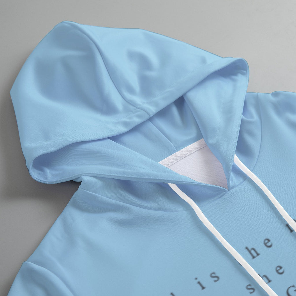 All-Over Print Women's Pullover Hoodie With Drawstring