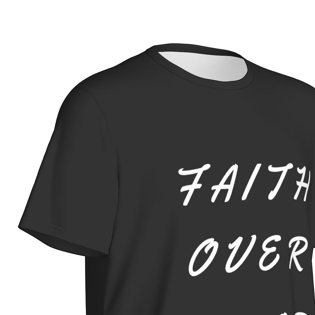 All-Over Print Men's O-Neck Sports T-Shirt