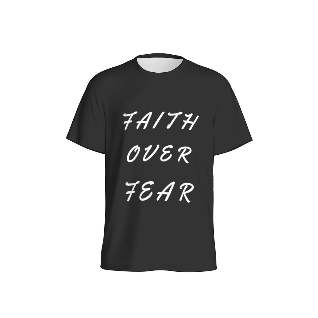 All-Over Print Men's O-Neck Sports T-Shirt