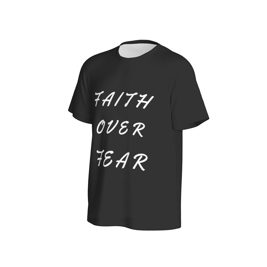 All-Over Print Men's O-Neck Sports T-Shirt