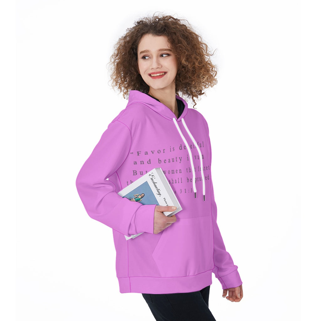 All-Over Print Women's Heavy Fleece Hoodie