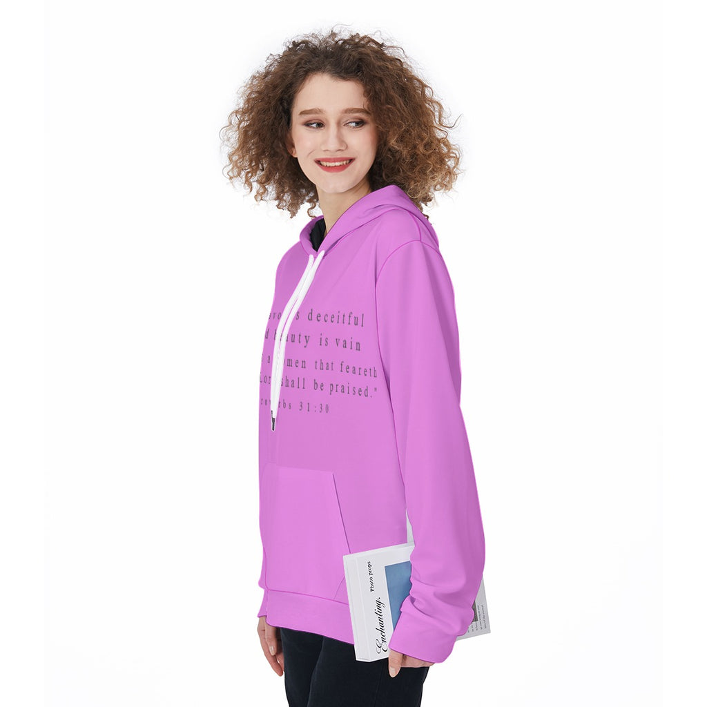 All-Over Print Women's Heavy Fleece Hoodie